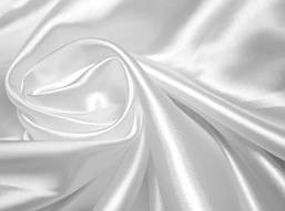 Тканина атлас білий оптом Ширина 150 см Тканина атласна світлого відтінку Глянсова тканина Гладка тканина