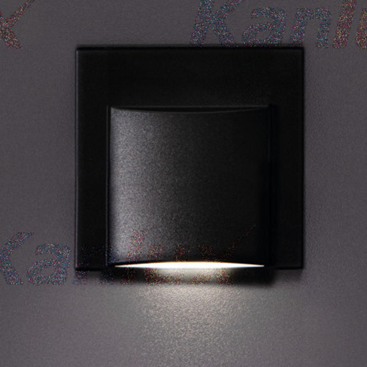 Підсвічування сходинок 12V 4000к Чорний ERINUS LED L B-NW Kanlux, фото 1