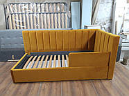 Ліжко кутова односпальне м'яка з підйомним механізмом Ріо, фото 2