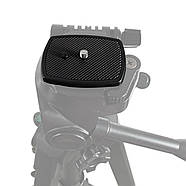 138 см Якісний аматорський штатив Yunteng VCT-681RM 3D для знімання/камера до 3 кг, фото 5