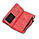 Гаманець Червоний Baellerry Forever Large портмоне клатч замшевий на подарунок, фото 3
