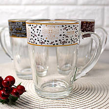 Прозора конусна кружка "Кава-відводка" 300 мл, фото 2