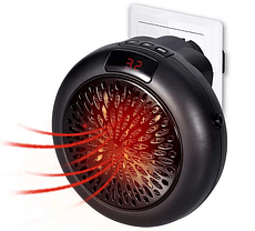 Обігрівач Warm Air Blower портативний з пультом 900 Вт | міні тепловентилятор камін для будинку