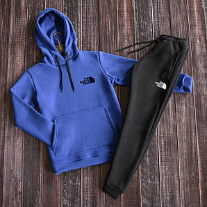 HOODIE The North Face Кофта спортивна з логотипом Нос Фейс Худі TNF з кишенею штани чоловічі чорні Трикотаж