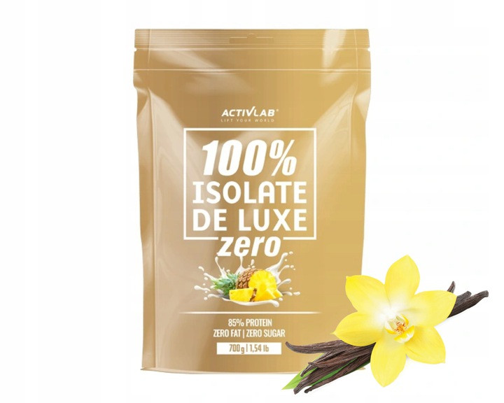 Сироватковий ізолят Activlab 100% Isolate De Luxe Zero 700 г