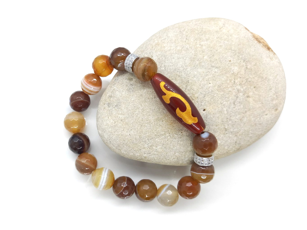 Браслет ДЗІ Руї — приносить удачу в справах, гарна для бізнесу, фото 1