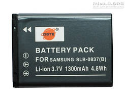 Акумулятор для фотоапарата Samsung SLB-0837B, 1300 mAh.