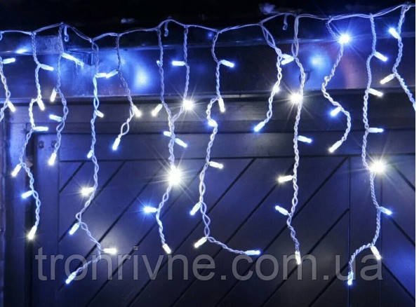 Гірлянда — штора світлодіодна 2х0.5 м, 80 LED, біле світло, електроживлення