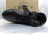Стильні шкіряні зимові черевики під кеди на блискавки Rondo, фото 8