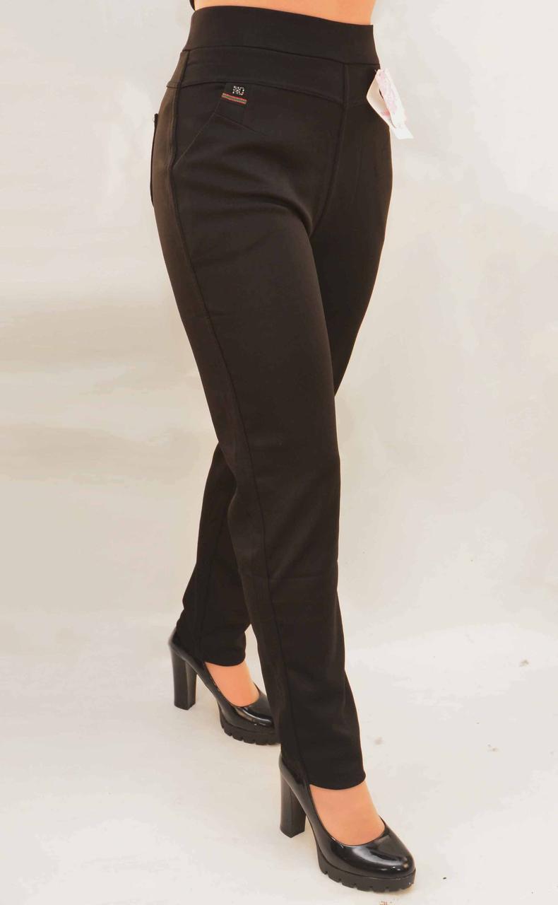Штани легінси жіночі Лосини з кишенями ( Польща) розмір L-XL Чорний