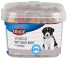 Trixie TX-31518 Junior Soft Snack Bones ласощі для цуценят з кальцієм - 140 г