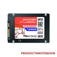 Жесткий диск 2.5" SSD 128Gb Mibrand Caiman Series, MI2.5SSD/CA128GB, 3D TLC, SATA-III 6Gb/s, зап/чт. -