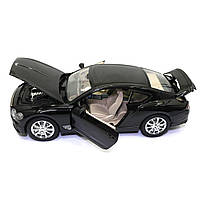 Машинка ігрова Bentley Continental GT W12 "АвтоЕксперт" Бентлі метал чорне світло звук 20*6*8 см (EL-3215), фото 7