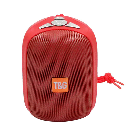 Портативна колонка TG609, Bluetooth, радіо, speakerphone, червоний