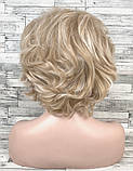 Перука блонд блондинки коротка стрижка жіноча для жінок для щоденної носки, фото 2