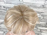 Перука блонд блондинки коротка стрижка жіноча для жінок для щоденної носки, фото 3