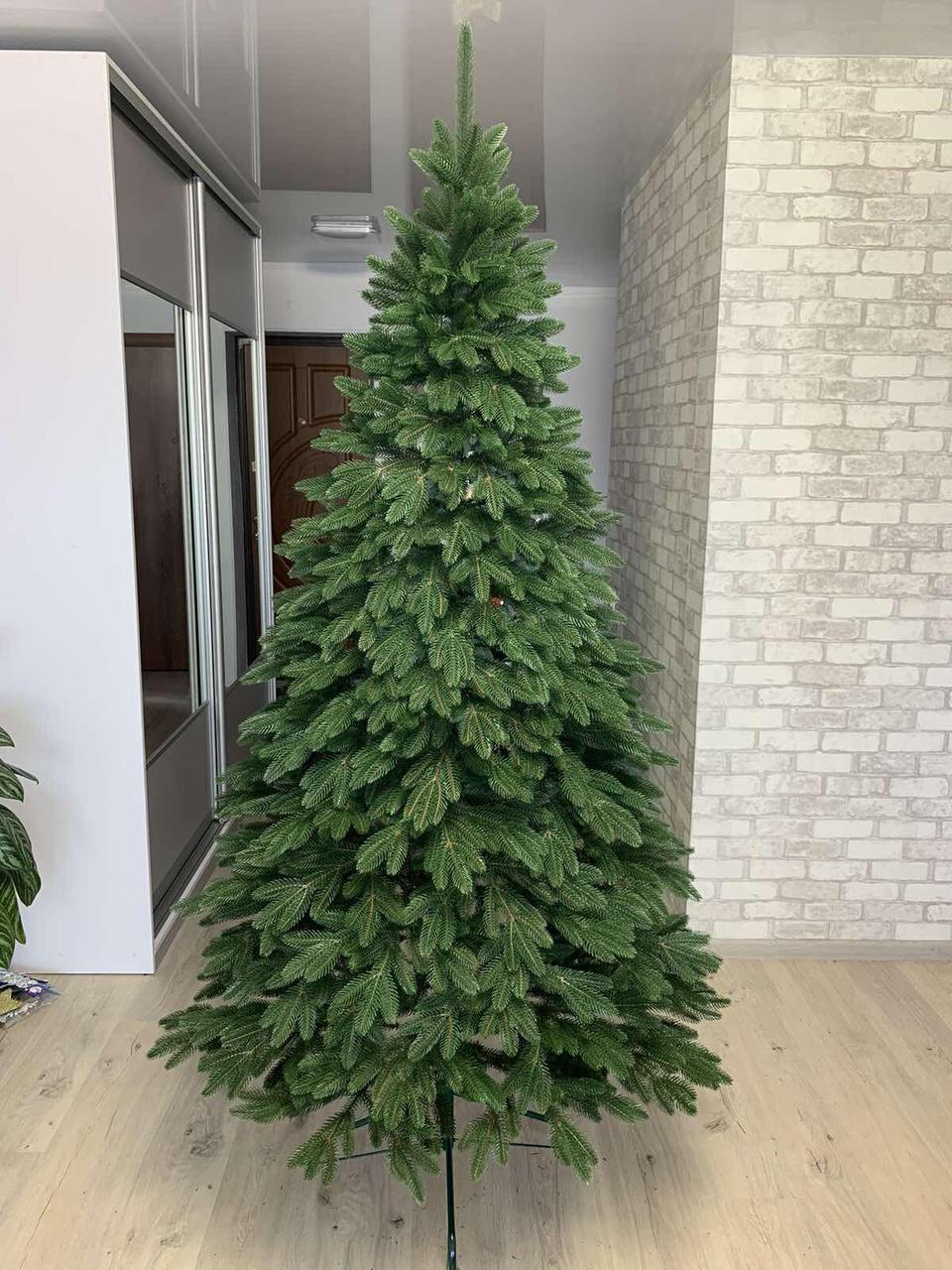 Ялинка штучна лита Бельгійська зелена 2.3м