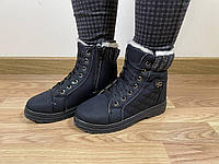 Ботинки зимние женские Dual-2625-1 черные 36 р.