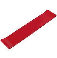 Эластичная лента эспандер для фитнеса тренировок резинка красная