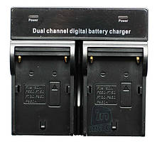 Зарядний пристрій для 2 акумуляторів серії Panasonic серії VW-VBN, CGA-D, VW-VBD.