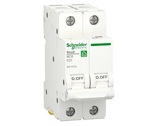 Автоматичний вимикач 2p C 32A, 6kA, Schneider Electric, Resi9, R9F12232