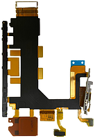 Шлейф Sony D6502 Xperia Z2 L50W/D6503 с кнопкой включения громкости с кнопкой камеры с микрофоном