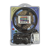 Світлодіодна Led-стрічка 5050 RGB з блоком і пультом керування 5 м, фото 2