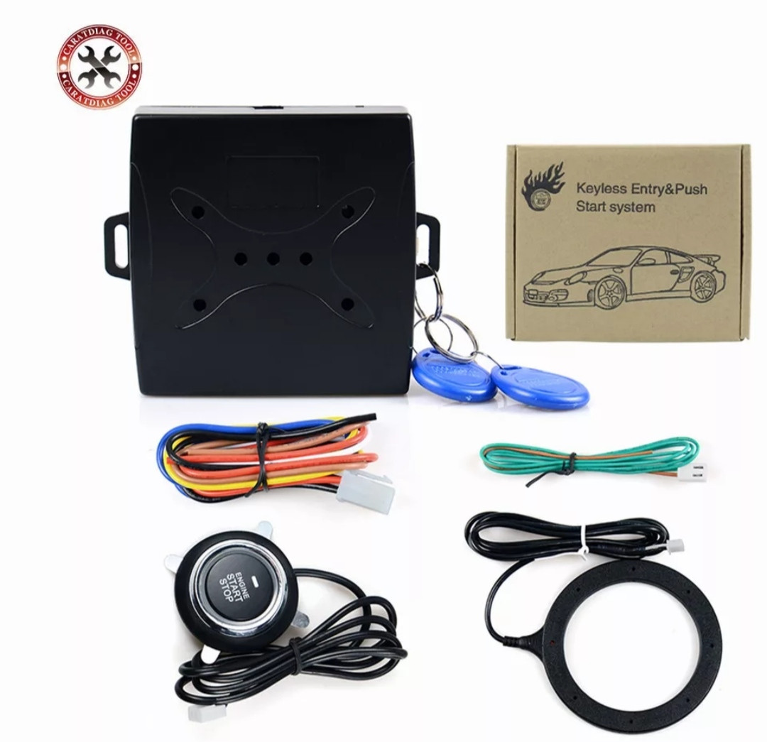 Кнопка Старт-Стоп Starline со встроенным иммобилайзером, системой RFID ...