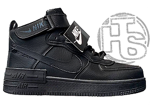 Жіночі кросівки Nike Air Force Shadow Black Winter (c мехом) ALL05170