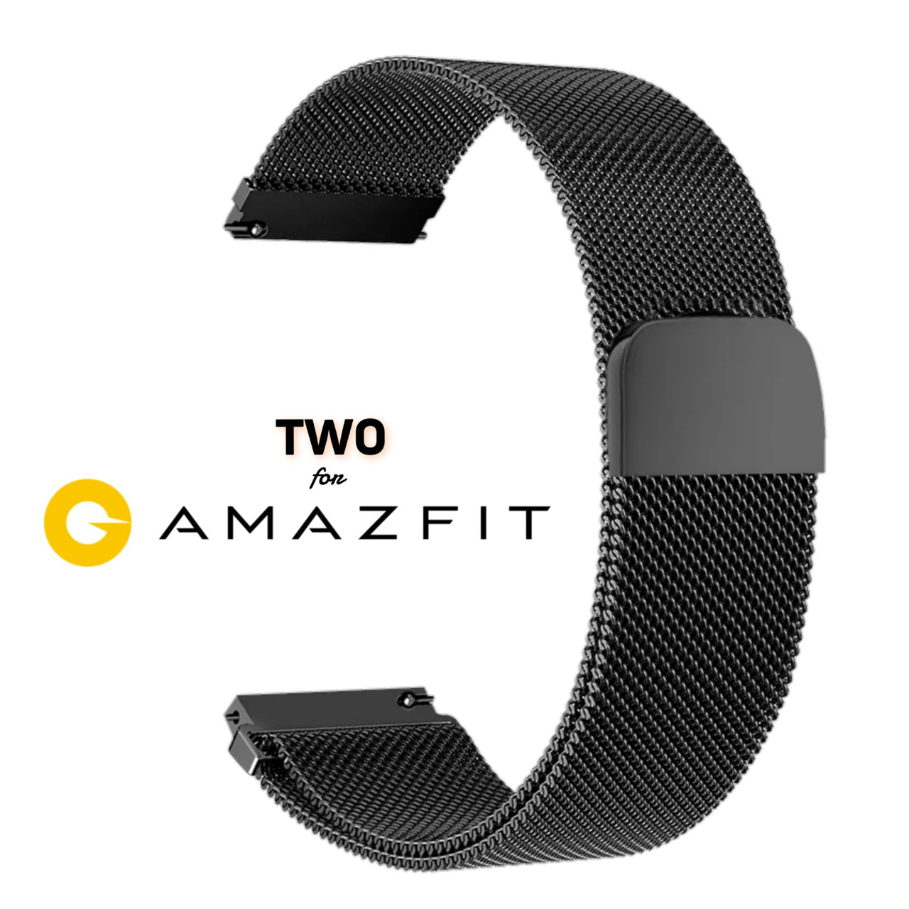 Ремінець для Xiaomi Amazfit GTS Міланська петля Black