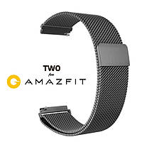 Ремінець для Xiaomi Amazfit GTS Міланська петля Space Grey