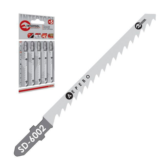 Полотно пиляльне для лобзика INTERTOOL SD-6002, фото 1