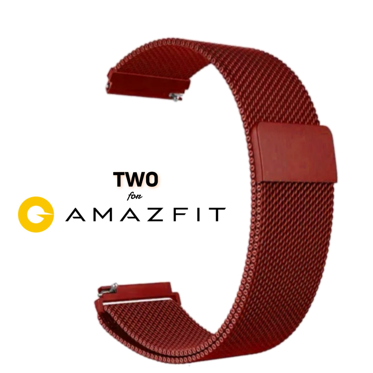 Ремінець Міланська петля для Xiaomi Amazfit Bip Red