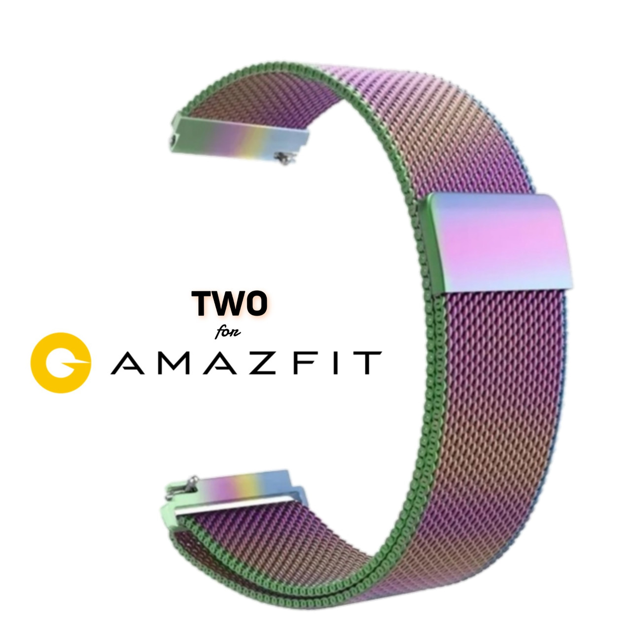 Ремінець Міланська петля для Xiaomi Amazfit Bip Rainbow