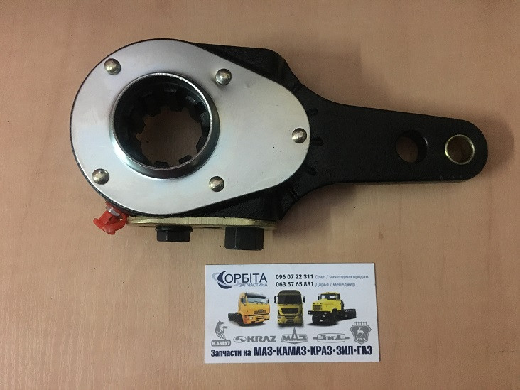 64221-3501236 Важіль регулювальний тріскач МАЗ (прямий широкий шліц 5 мм) (D32х40) (Z=10) РТ-40-31, фото 1