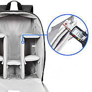 ФотоРюкзак Caden D6B чорний для фото/відео, фото 6