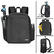 ФотоРюкзак Caden D6B чорний для фото/відео, фото 2