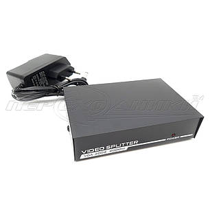 Активний VGA Splitter розгалужувач 1x2, фото 2