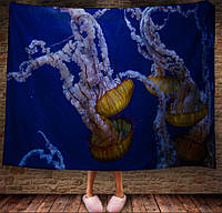 Плед з 3D принтом Медуза вбивця