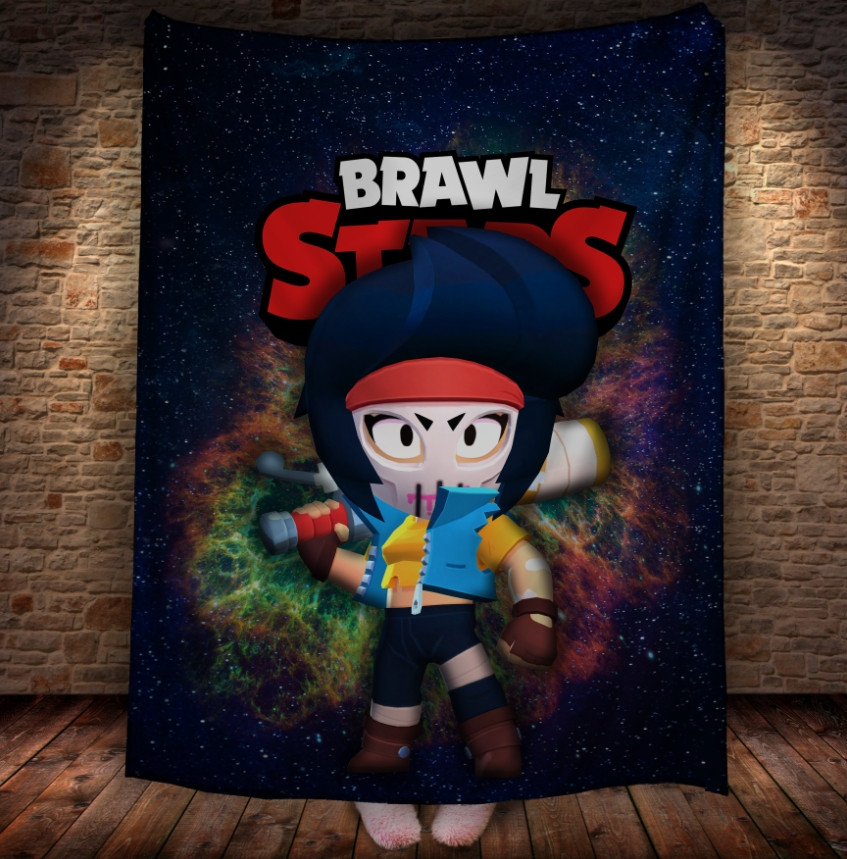 Плед з 3D-принтом на тему Brawl Stars Герої Бравл Старс