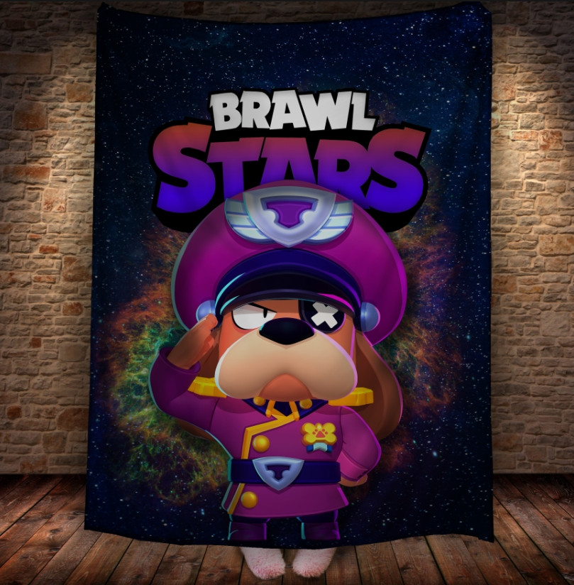 Плед з 3D-принтом на тему Brawl Stars Герої Бравл Старс