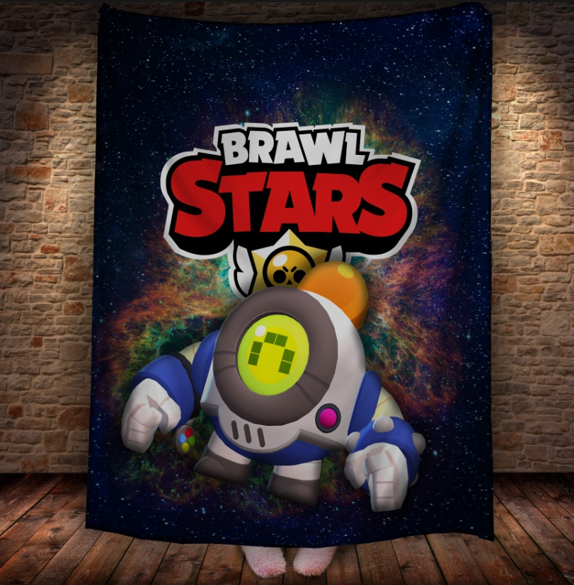 Плед з 3D-принтом на тему Brawl Stars Герої Бравл Старс