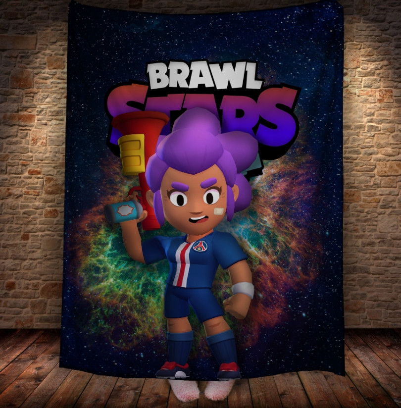 Плед з 3D-принтом на тему Brawl Stars Герої Бравл Старс