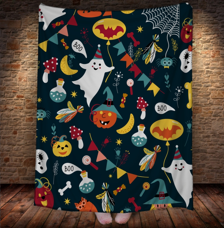 Плед з 3D принтом Halloween