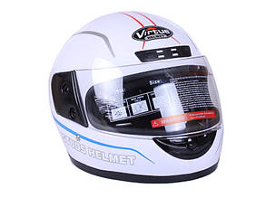 Шолом мотоциклетний інтеграл MD-А105 VIRTUE (білий глянсовий, size L)