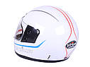 Шолом мотоциклетний інтеграл MD-А105 VIRTUE (білий глянсовий, size L), фото 2