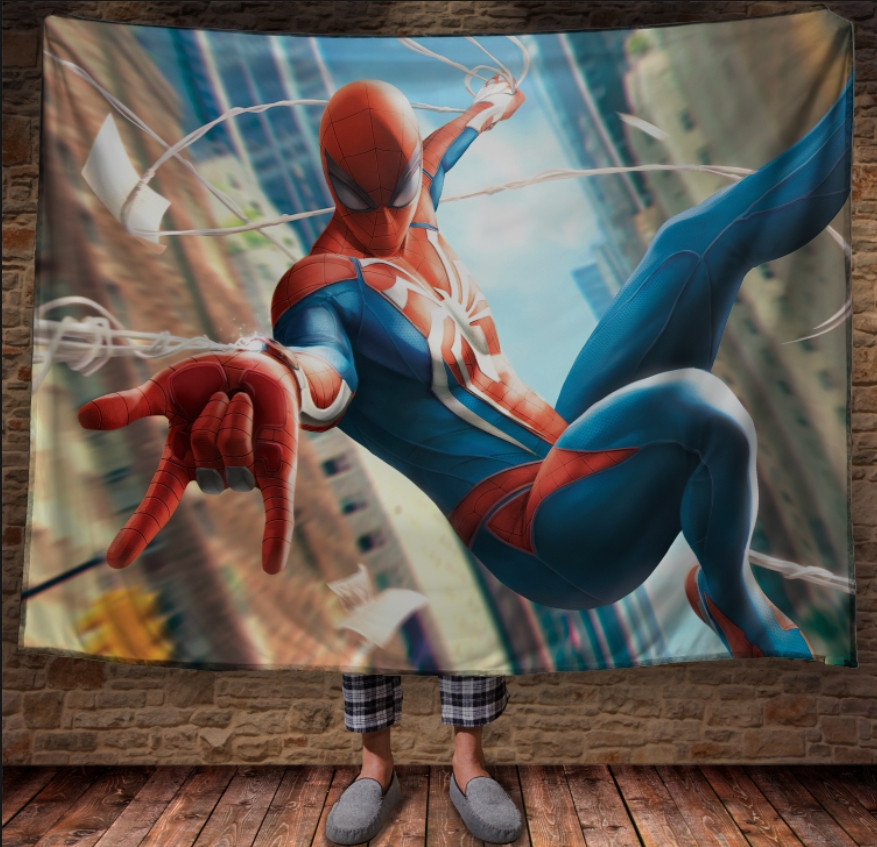 Плед з 3D-принтом Людина-павук Spiderman.