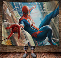 Плед с 3D принтом Спайдермен Человек Паук