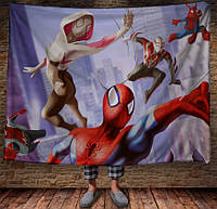 Плед с 3D принтом Spider-Man All Heroes