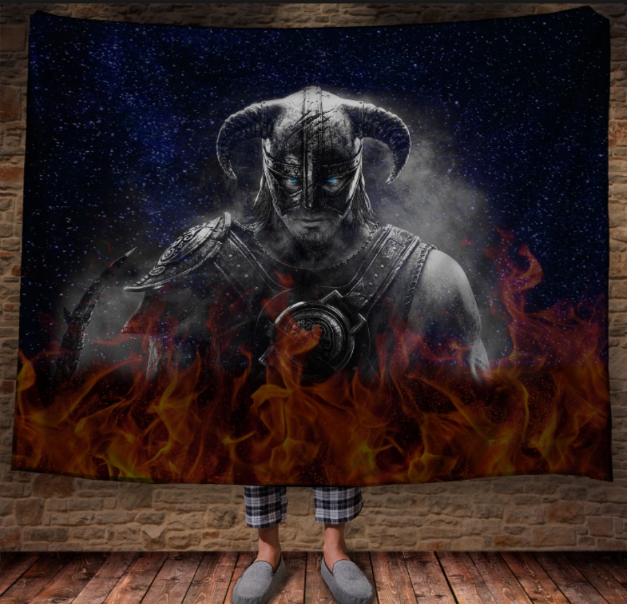 Плед з 3D-принтом The Elder Scrolls V: Skyrim - Скайрим.